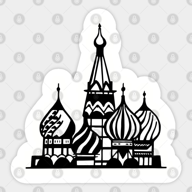 Moscow Sticker by lipsofjolie